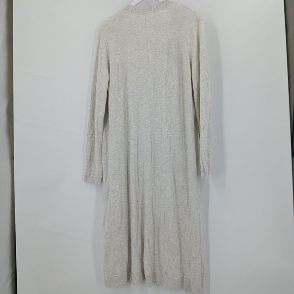 Good Hyouman Maxi Duster Womens XL Heather Gray Casual Comfy Cozy Aesthetic - Picture 2 of 7